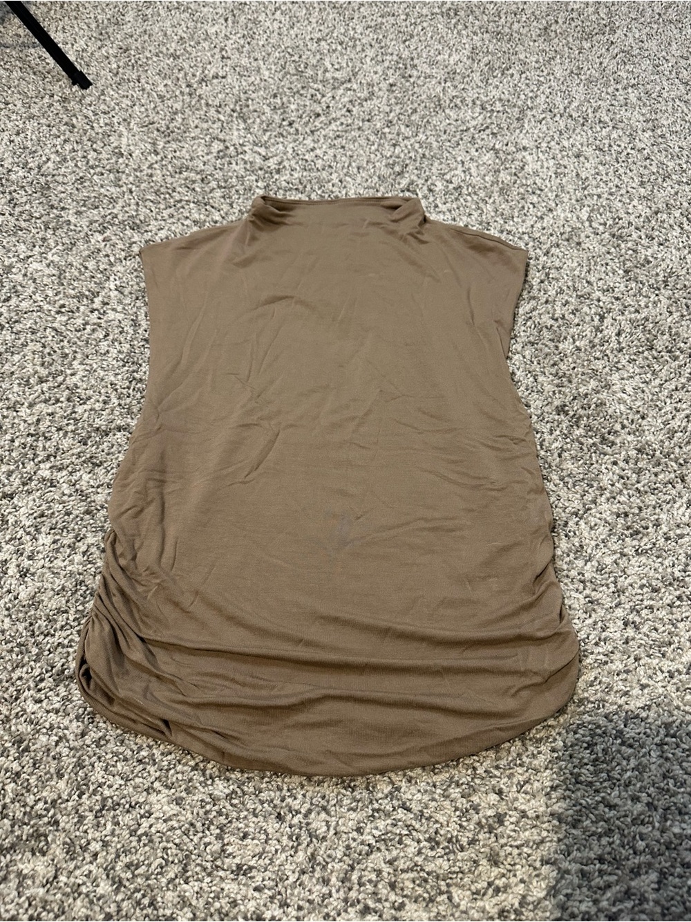 a new day Sleeveless Mock Neck Tank Top in Brown
